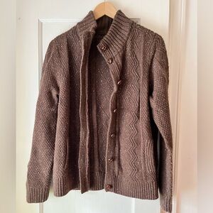 Cabled cardigan